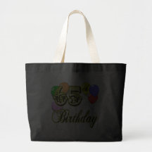 Happy 65th Birthday Tote Bag