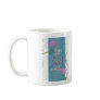 Happy 65th birthday with fun flowers coffee mug