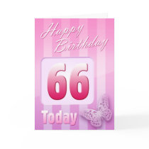 Happy 66th Birthday Grand Mother Great-Aunt Mum Cards