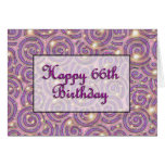 Happy 66th Birthday Greeting Card