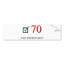Happy 70th Birthday Bumper Stickers
