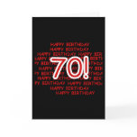 Happy 70th Birthday cards