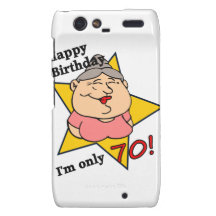 Happy 70th Birthday Droid RAZR Cover