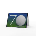 Happy 70th Birthday for golf nut cards