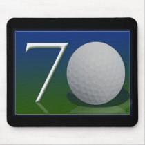 Happy 70th Birthday for golf nut Mousemat