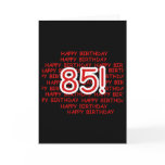 Happy 85th Birthday Greeting Cards