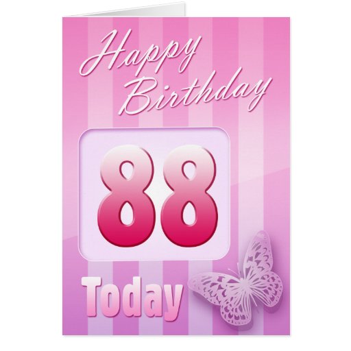 Happy 88th Birthday Grand Mother Great-Aunt Mum Card