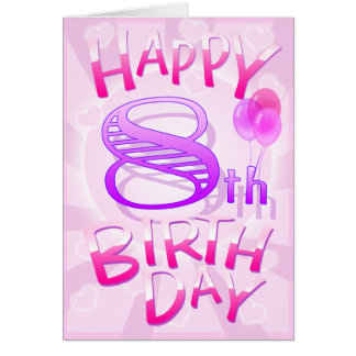 8th Birthday Gifts - T-Shirts, Art, Posters &amp; Other Gift Ideas | Zazzle