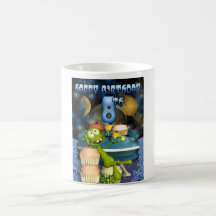 Happy 8th Birthday Plantet's Boy, Outerspace Coffee Mug