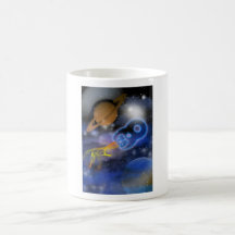 Happy 8th Birthday Plantet's Boy, Outerspace Mugs
