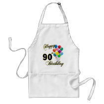 Happy 90th Birthday Gifts and Birthday Apparel Aprons