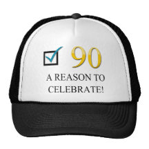 Happy 90th Birthday Trucker Hats
