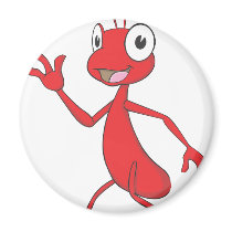 Happy and Friendly Ant Walking