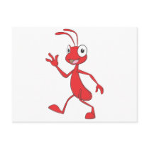 Happy and Friendly Ant Walking