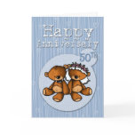 happy anniversary bears - 50 year cards