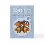 happy anniversary bears - 6 year card