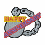 Happy Anniversary Embroidered Hoodie