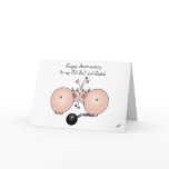Happy Anniversary to my Old Ball and Chain! Greeting Cards