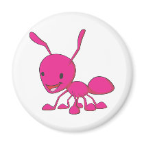 Happy Ant Fridge Magnet