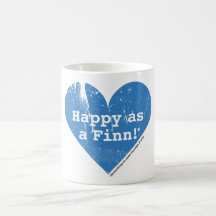 Happy as a Finn Classic White Mug