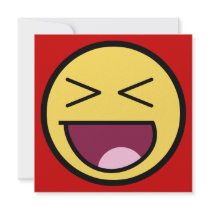 Happy Awesome Face Invitation