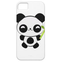 Happy Baby Panda iPhone Case