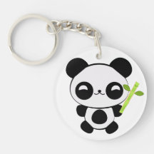 Happy Baby Panda Key Chain