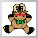 happy baby reindeer posters