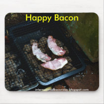 Happy Bacon mousepads