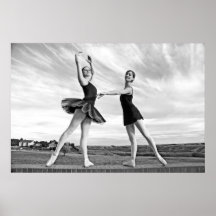 Happy ballerinas print