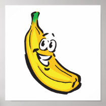 happy banana posters