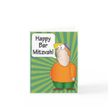 Happy Bar Mitzvah greeting card - Funny Jewish boy