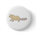 Happy Beaver Cartoon buttons