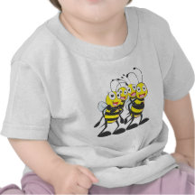 Happy Bee Family Having Fun Together Tees
