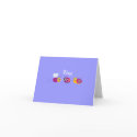 Happy Bee, Ladybug, and Snail Notecard