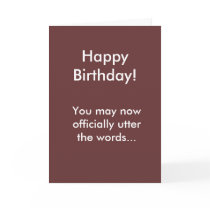 Happy BEER ME Card