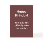 Happy BEER ME Card