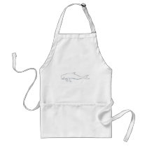 Happy Beluga Whale Apron