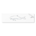 Happy Beluga Whale Bumper Sticker