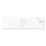 Happy Beluga Whale Cartoon Bumper Sticker