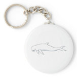 Happy Beluga Whale keychains