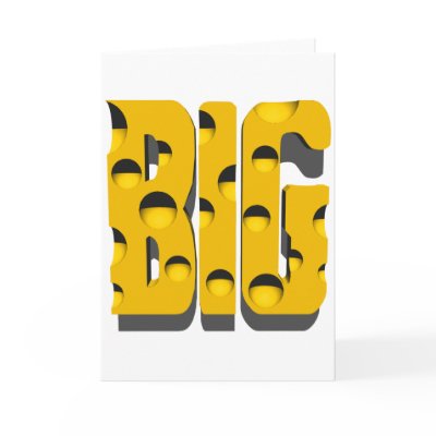 Happy Big Cheese Day! Greeting Cards by freakyfrobro