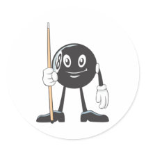 Happy Billiard Eight Ball