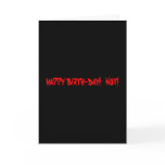 happy birth-day!  not! cards
