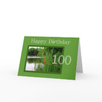 Happy Birthday 100th Card