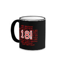 Happy Birthday 18 Mug