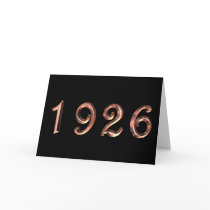 Happy Birthday 1926 Year of Birth 20's 20s twentie
