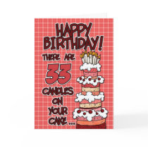 Happy Birthday - 33 Years Old Cards
