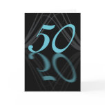Happy Birthday 50 stylish, mirror 50, 50th birthda Greeting Card