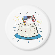 Happy Birthday America Magnet